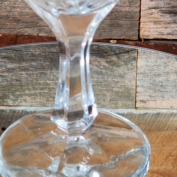 Action of Yugoslavia 24% Lead Crystal Water Goblet 7" - Vintage 80's.  #2 - Picture 7 of 9